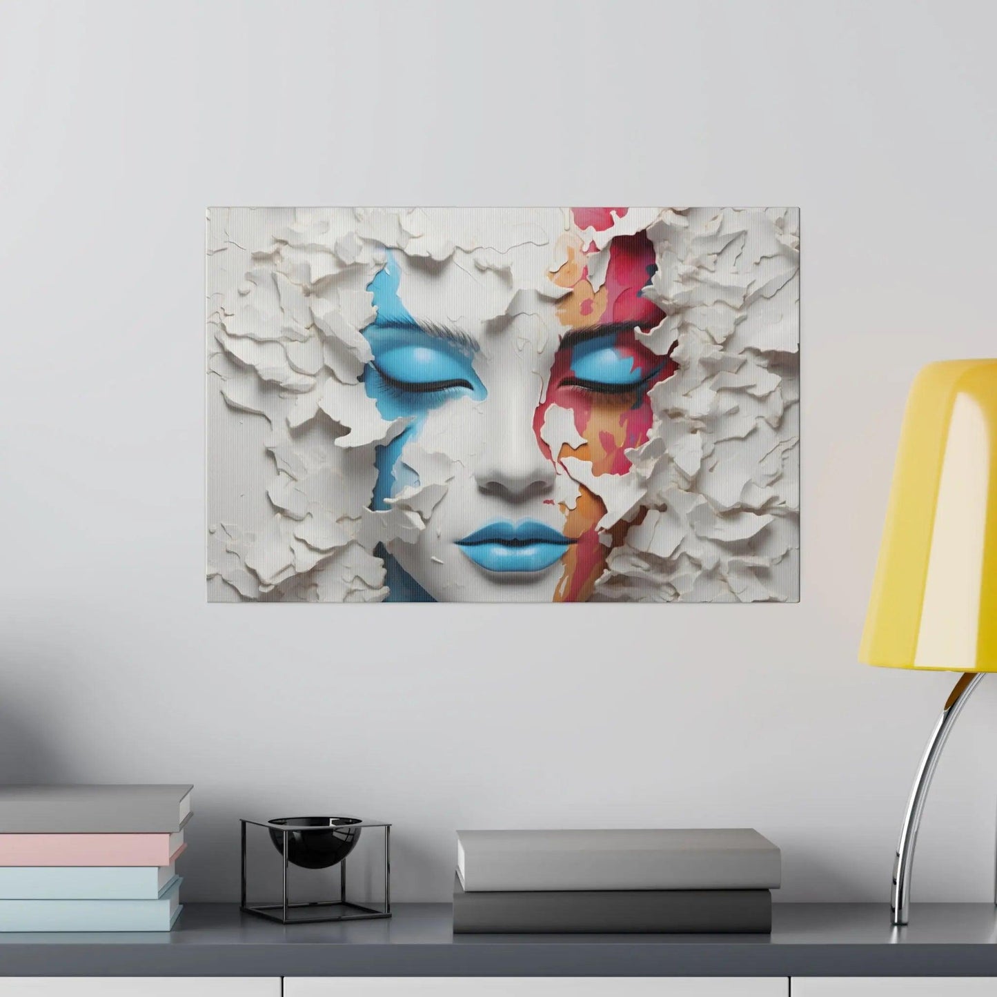 Painted face -Matte Canvas, Canvas