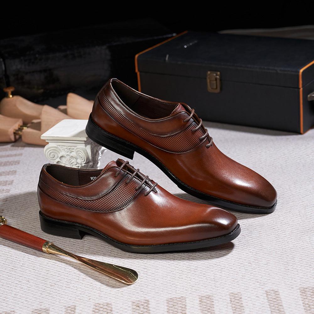 Pointed Toe Business Formal Wear Leather Shoes Shoes & Bags