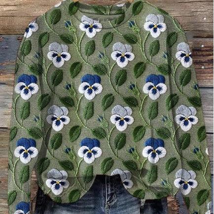 Printed American Style Plus Size Sweater Winter clothes for men