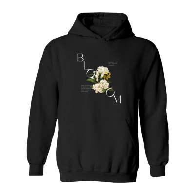 Printed American Velvet Hooded Sweater T-Shirts & hoodies