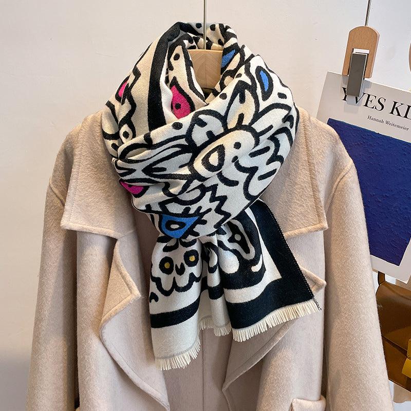 Printed Artificial Cashmere Scarf scarves, Shawls & Hats