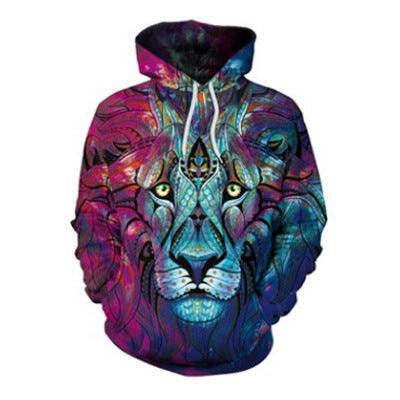 Printed Hooded Sweater Pullover Plus Size T-Shirts & hoodies