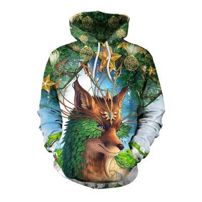 Printed Hooded Sweater Pullover Plus Size T-Shirts & hoodies