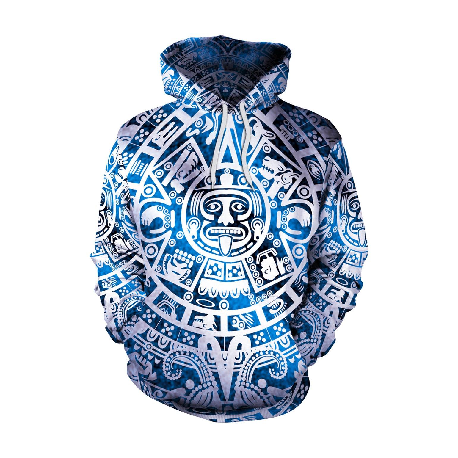 Printed Hooded Sweater Pullover Plus Size T-Shirts & hoodies