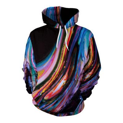 Printed Hooded Sweater Pullover Plus Size T-Shirts & hoodies