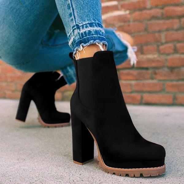 Round-toe Ankle Boots High Heel shoes, Bags & accessories