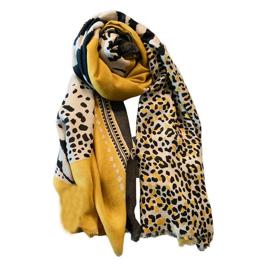 Shawl Leopard Print Silk Scarf scarves, Shawls & Hats