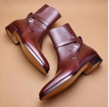 Short Boots Men's Belt Buckle shoes, Bags & accessories