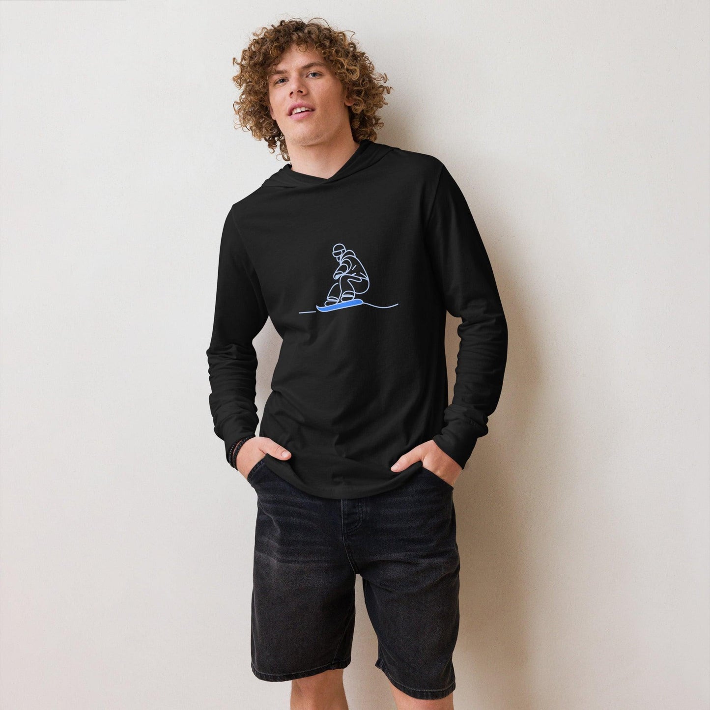 skater-Hooded long-sleeve tee T-Shirts & hoodies