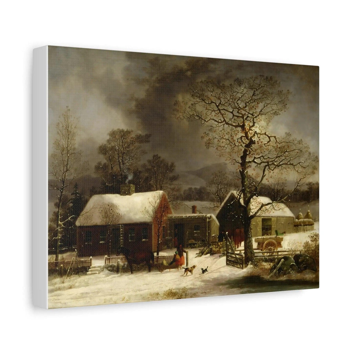Snow - Matte Canvas, Stretched, 1.25" Canvas