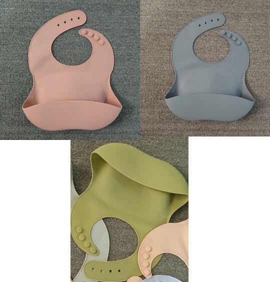 Soft Waterproof Silicone Baby Bib with Food Catcher, Baby product