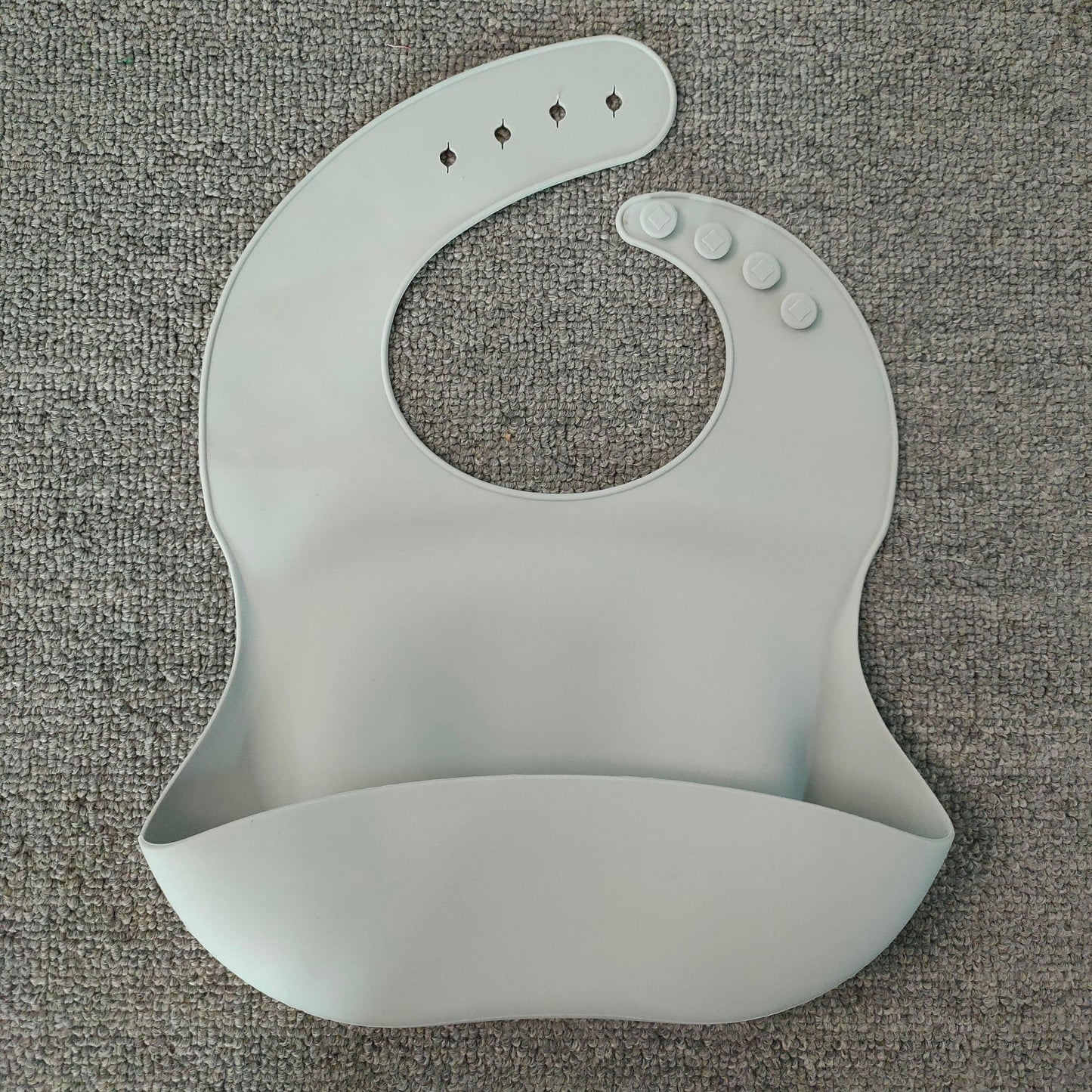 Soft Waterproof Silicone Baby Bib with Food Catcher, Baby product