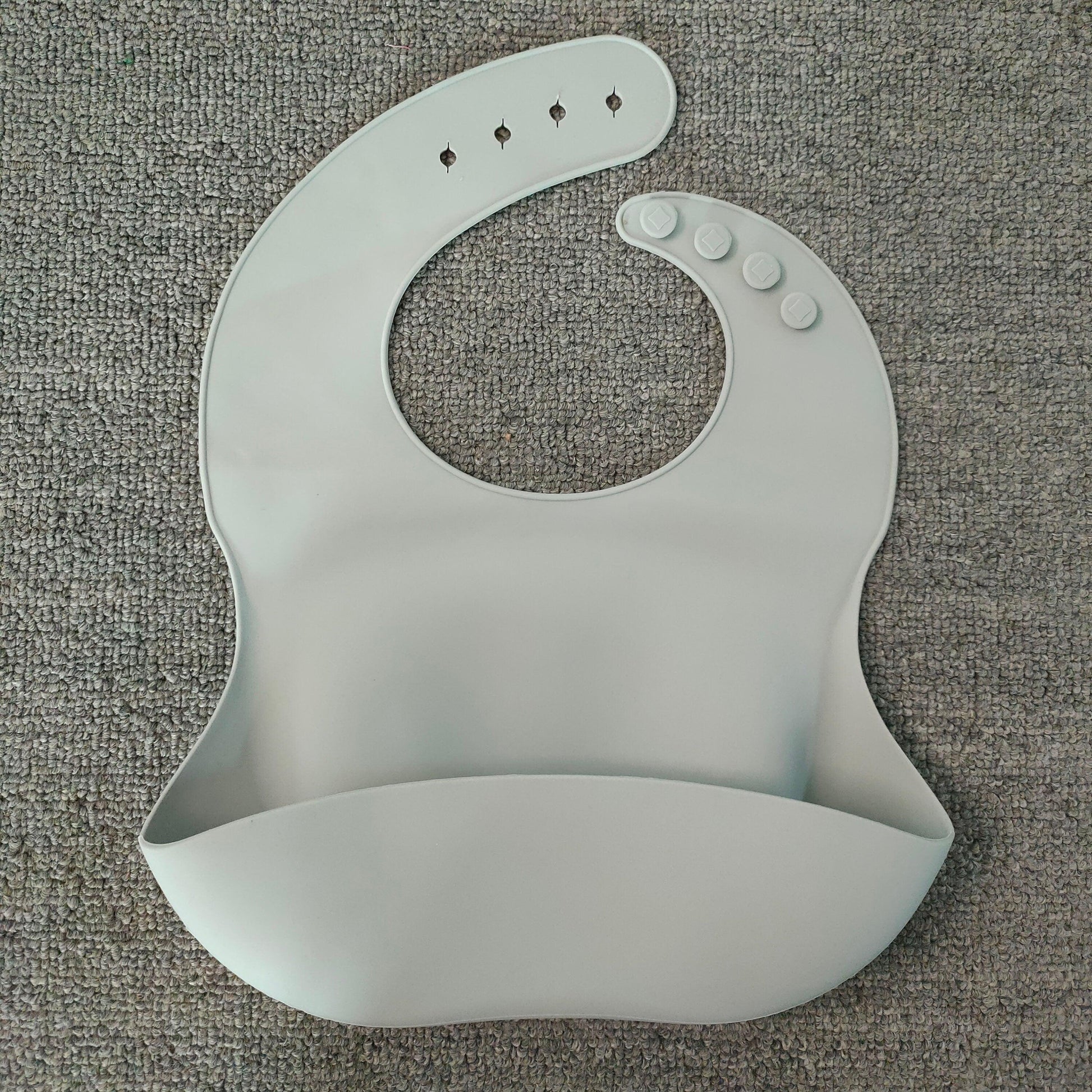 Soft Waterproof Silicone Baby Bib with Food Catcher, Baby product