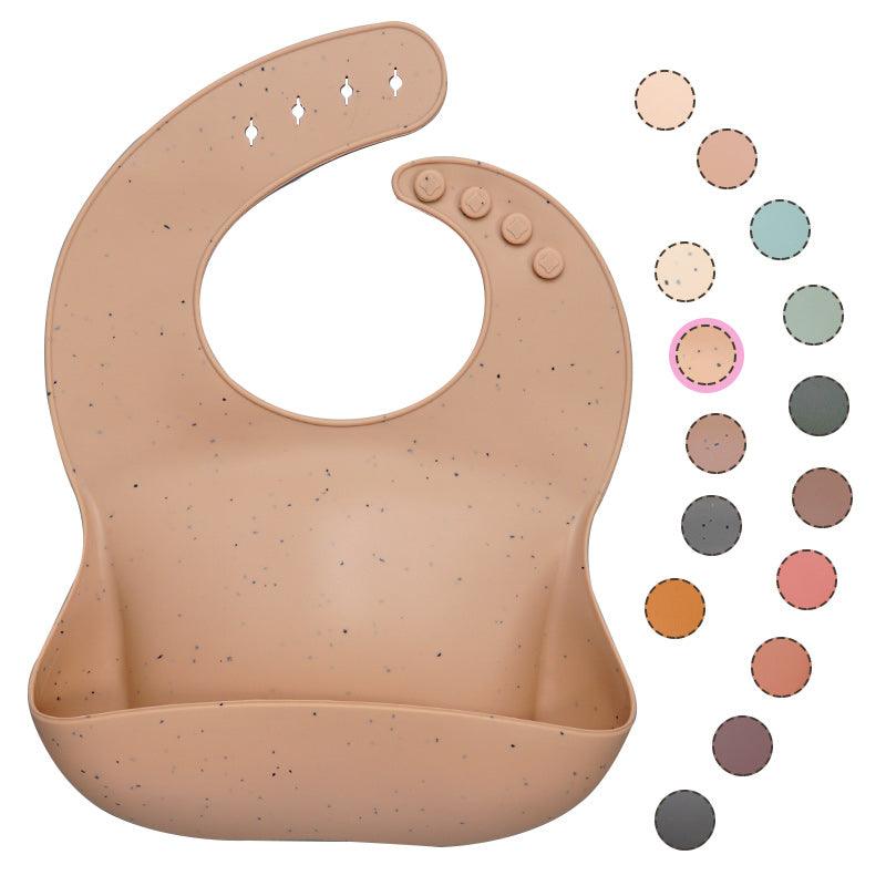 Soft Waterproof Silicone Baby Bib with Food Catcher, Baby product