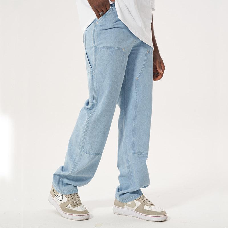 Summer Casual Versatile Straight Men's Jeans Pants & Jeans