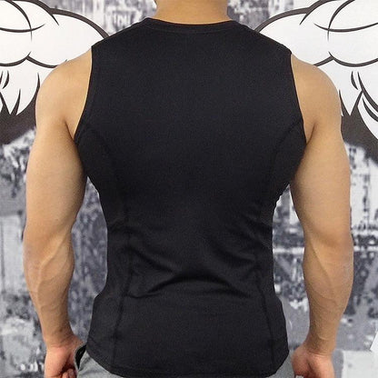 Summer Round Neck Quick-drying Ice Silk Vest T-Shirts & hoodies