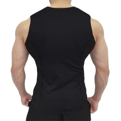 Summer Round Neck Quick-drying Ice Silk Vest T-Shirts & hoodies