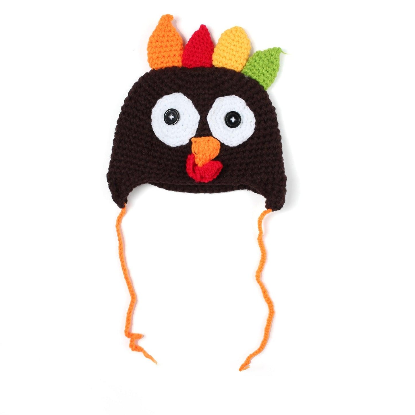 Thanksgiving hand-woven turkey hat Kids product