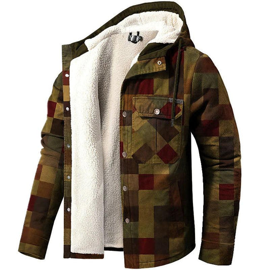 Thickened Loose Men's Clothing Fleece Jacket Winter clothes for men