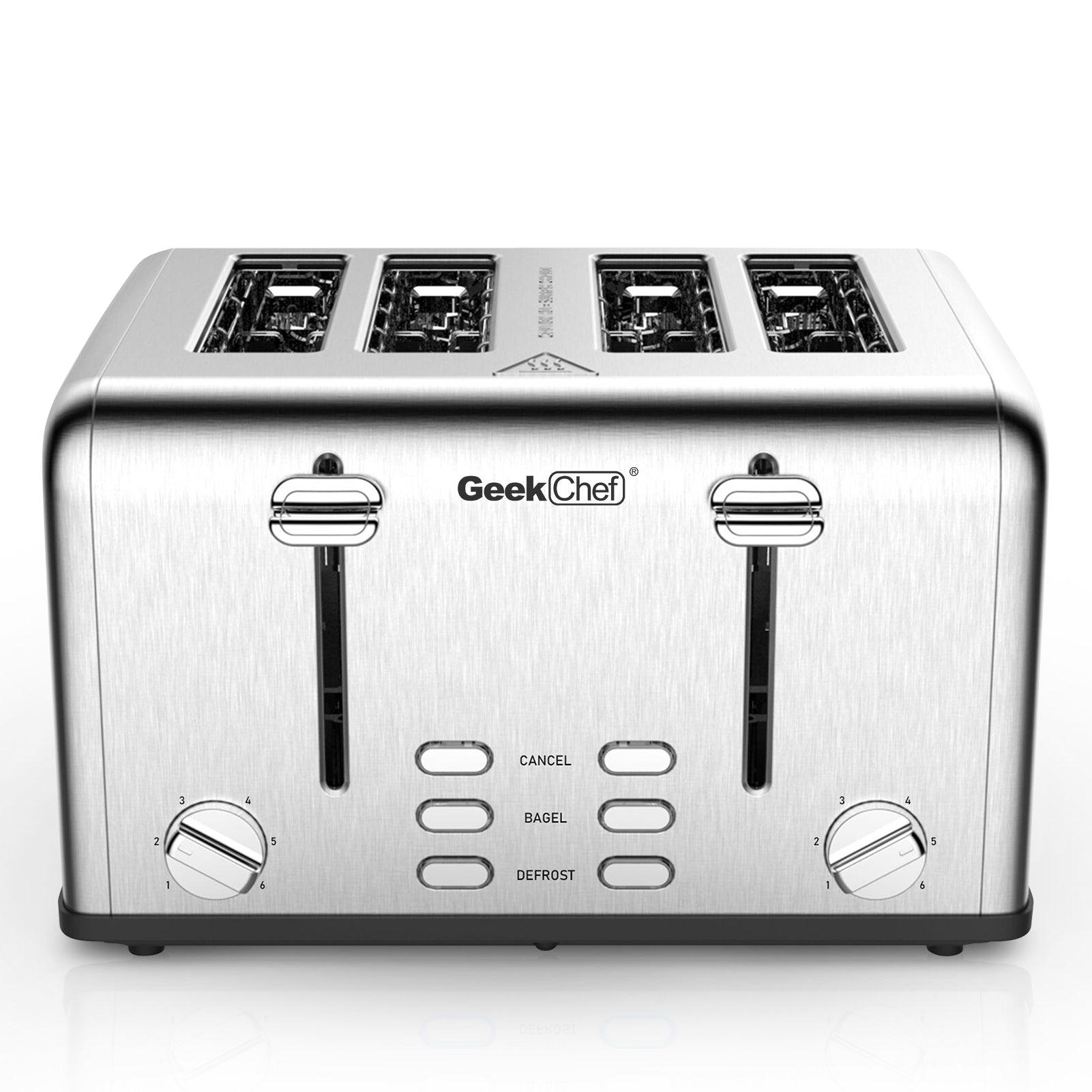Toaster 4 Slice, Stainless Steel Extra-Wide Slot Home product