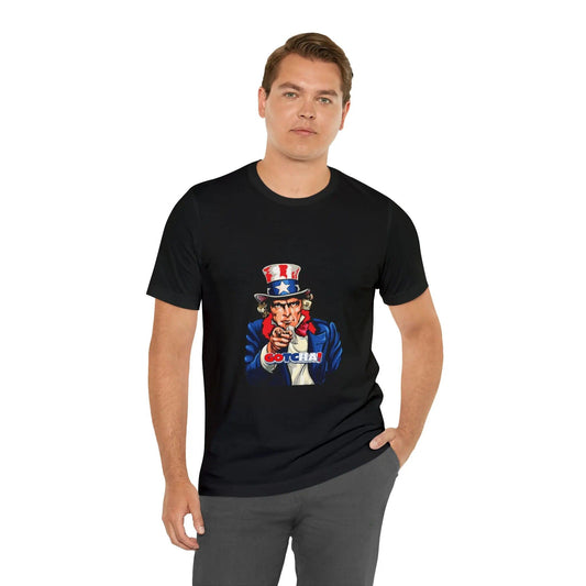 Uncle Sam Gotcha-Unisex Short Sleeve T-shirt T-Shirt