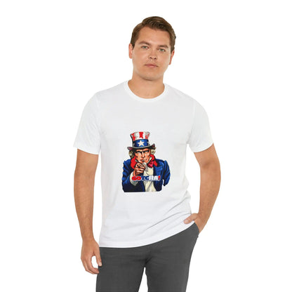 Uncle Sam Gotcha-Unisex Short Sleeve T-shirt T-Shirt