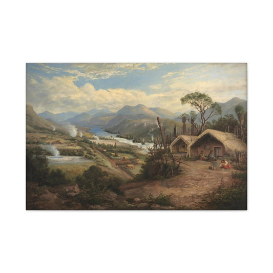 Village Charles Blomfeld -Matte Canvas Canvas