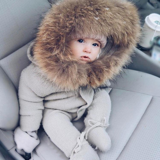 Winter baby jumpsuit Kids clothes