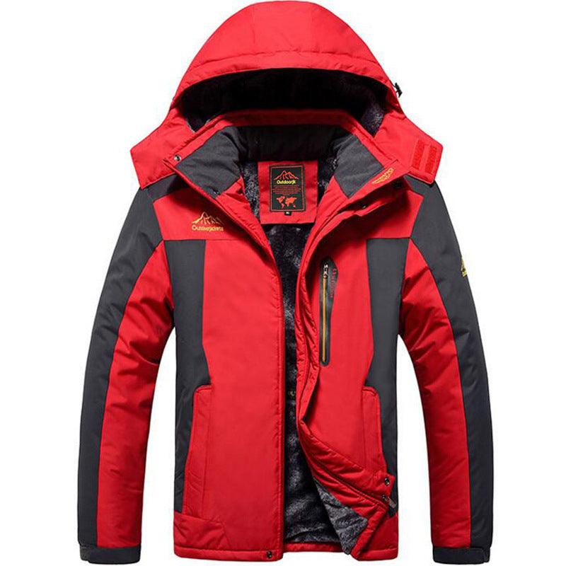 Winter Cold-resistant Fleece-lined Mountaineering Jacket winter clothes for women