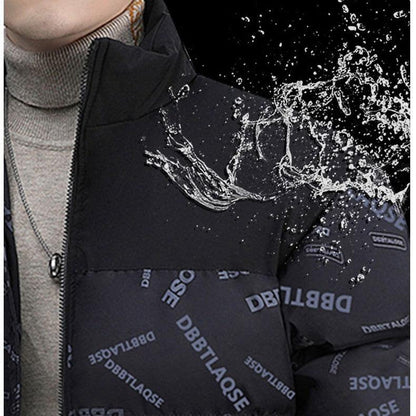 Winter Down Cotton-padded Coat Printing Winter clothes for men