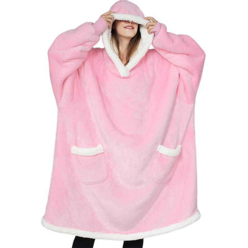 Winter Women Men Oversized Pullover With Pockets winter clothes for women