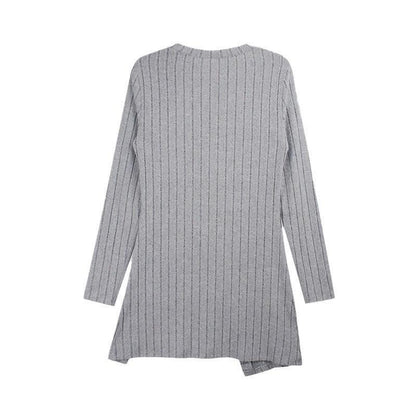 Woman Square-neck Off-shoulder Slit Sweater winter clothes for women