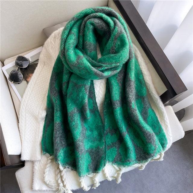 Women Cashmere Warm Pashmina Solid Scarf scarves, Shawls & Hats