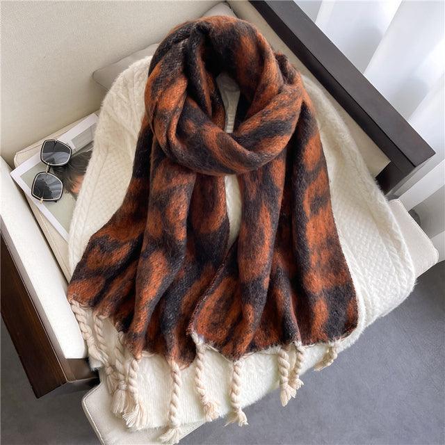 Women Cashmere Warm Pashmina Solid Scarf scarves, Shawls & Hats