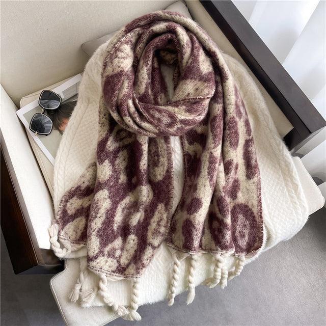 Women Cashmere Warm Pashmina Solid Scarf scarves, Shawls & Hats