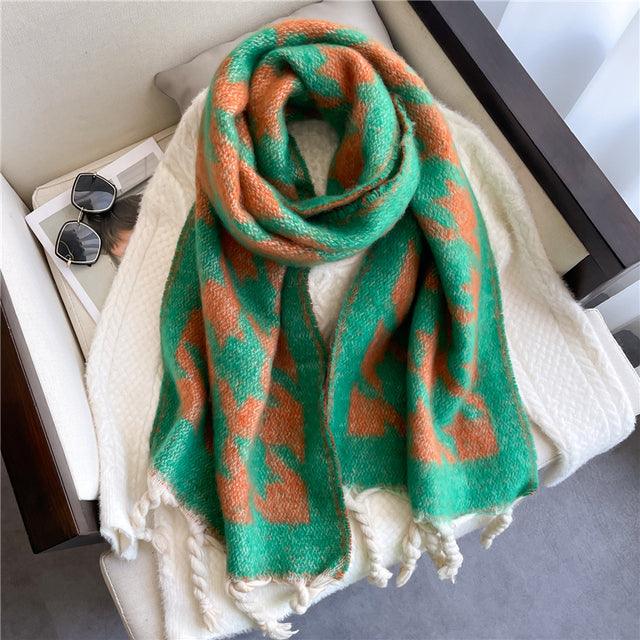 Women Cashmere Warm Pashmina Solid Scarf scarves, Shawls & Hats