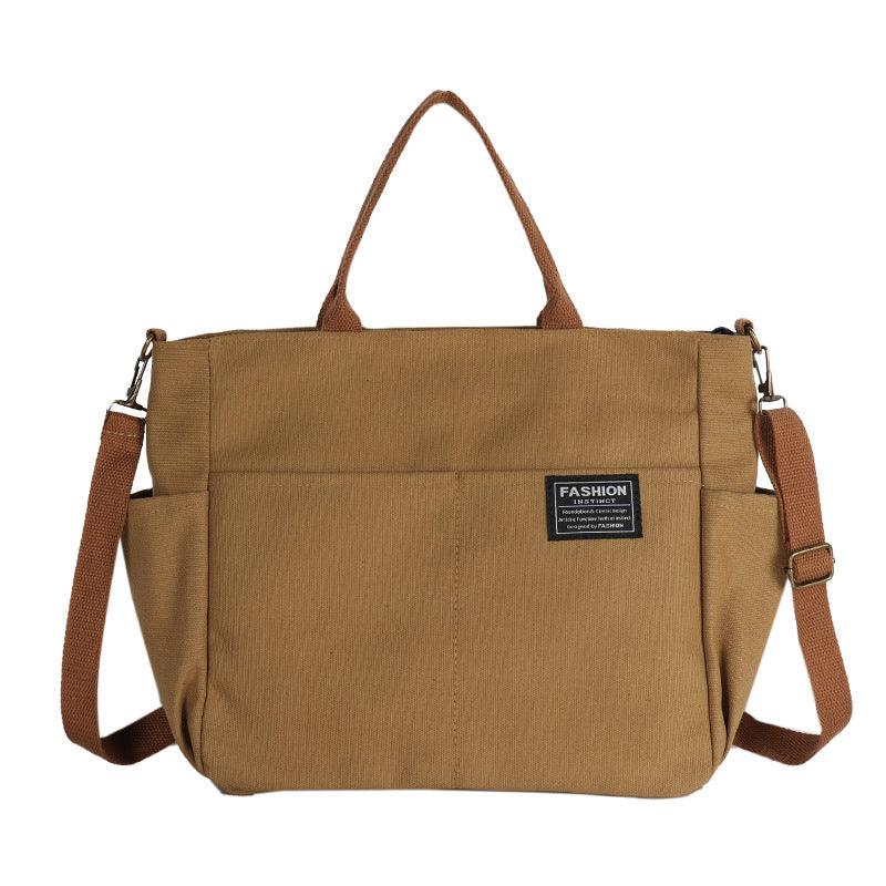 Women's Canvas Large Capacity Multi-layer Messenger Bag Shoes & Bags