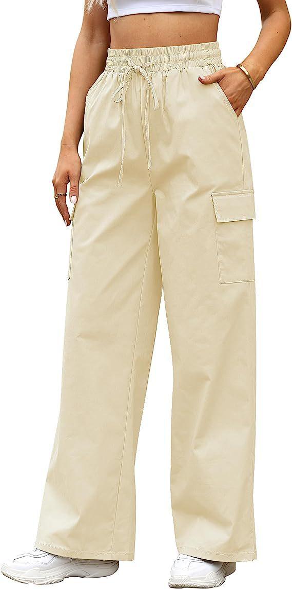 Women's Cotton Smocking Workwear Pants Bottom wear