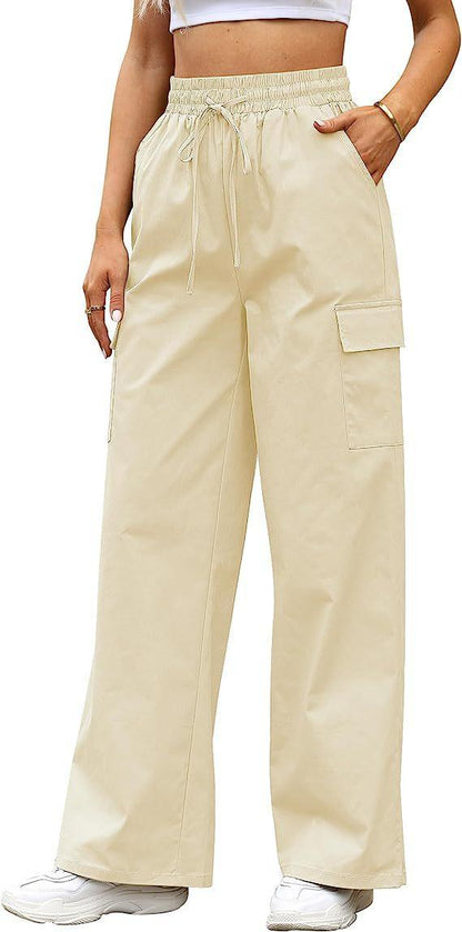 Women's Cotton Smocking Workwear Pants Bottom wear