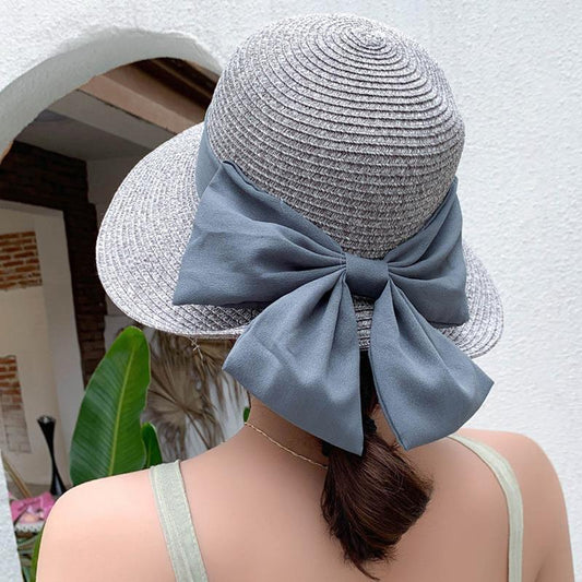 Women's Fashion Casual Breathable Bow Sun Hat scarves, Shawls & Hats