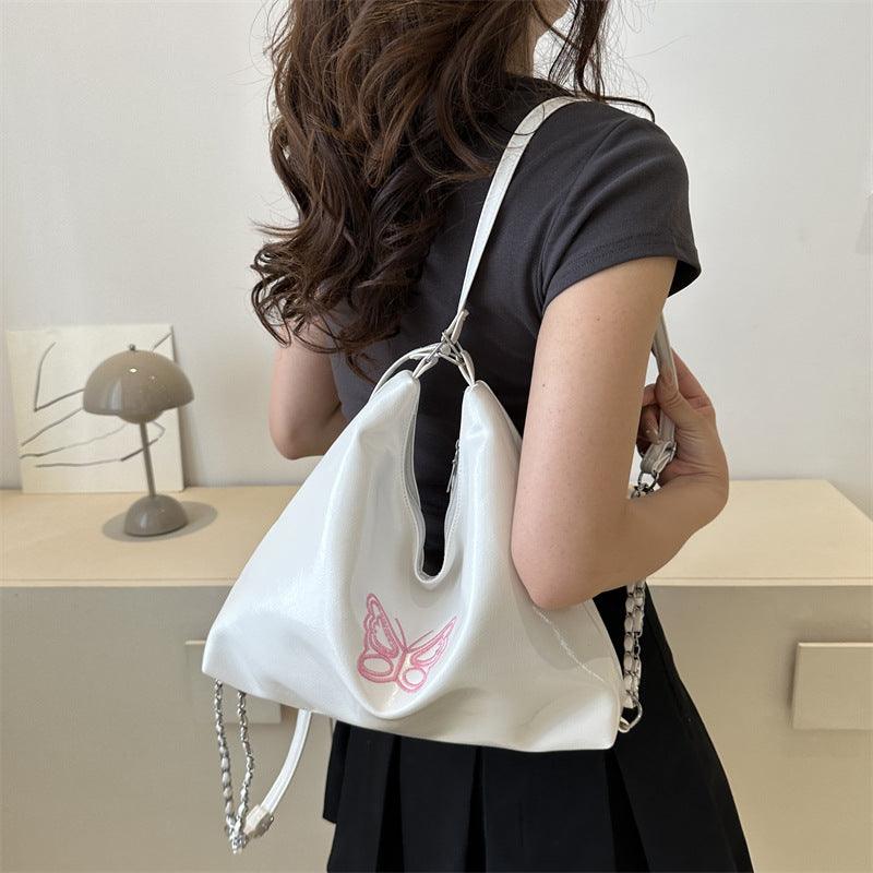 Women's Fashion Casual Soft Leather shoulder Bucket Bag Shoes & Bags