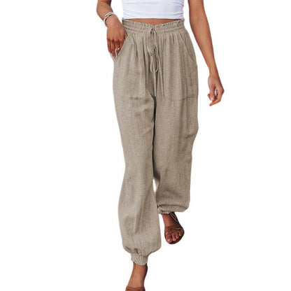 Women's Fashion High Waist Oversized Pants Bottom wear