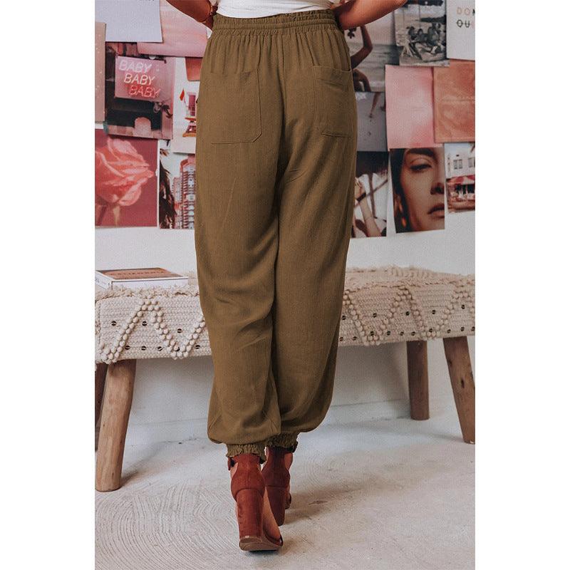 Women's Fashion High Waist Oversized Pants Bottom wear