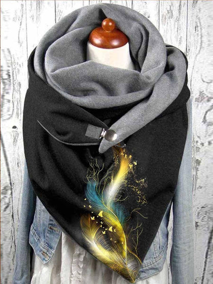 Women's Fashion Leisure Warm Clip Scarf scarves, Shawls & Hats