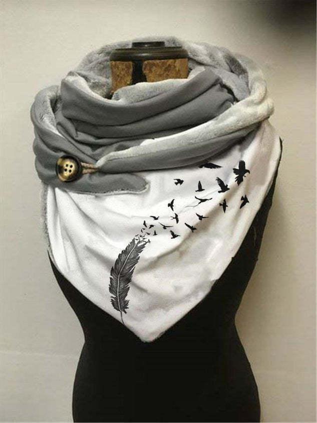 Women's Fashion Leisure Warm Clip Scarf scarves, Shawls & Hats