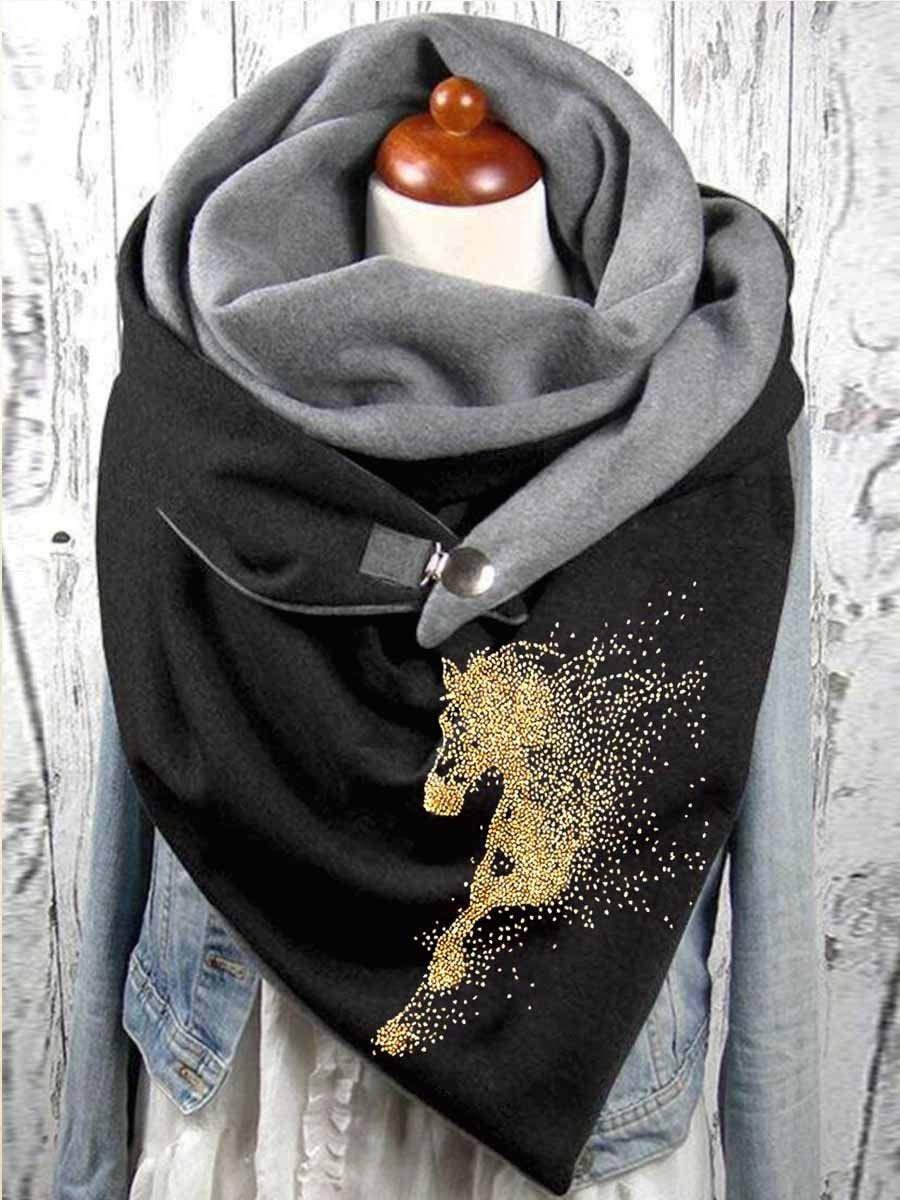 Women's Fashion Leisure Warm Clip Scarf scarves, Shawls & Hats