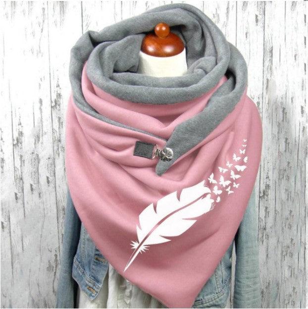 Women's Fashion Leisure Warm Clip Scarf scarves, Shawls & Hats