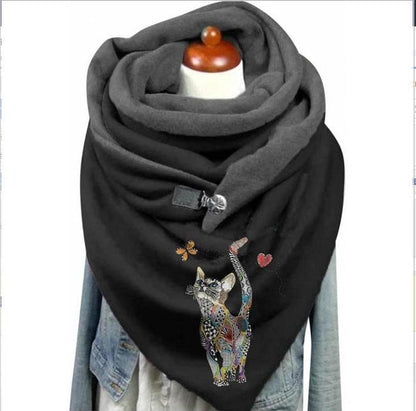 Women's Fashion Leisure Warm Clip Scarf scarves, Shawls & Hats