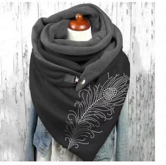 Women's Fashion Leisure Warm Clip Scarf scarves, Shawls & Hats