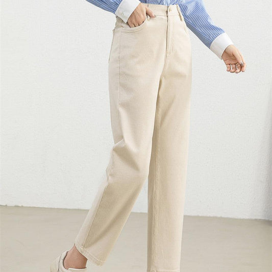 Women's Fashion Loose High Waist Skinny Pants Bottom wear